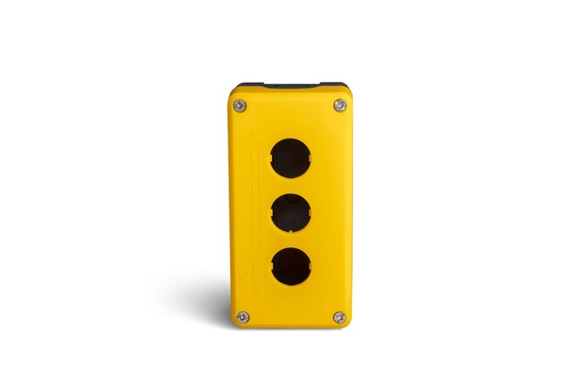 P Series Plastic 3 Holes EMPTY Yellow-Black Control Box